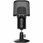 Creative Live! Mic M3 Wired Condenser Microphone for Monitoring, Voice, Communication System, Live Streaming, Broadcasting, Recording, Gaming - 4.9 ft - 50 Hz to 18 kHz - 32 Ohm - Cardioid, Omni-directional - Detachable, Table Mount - Micro USB, USB 2.0, USB 3.0