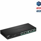 TRENDnet 8-Port Gigabit PoE+ Switch - 8 Ports - Gigabit Ethernet - 10/100/1000Base-T - TAA Compliant - 2 Layer Supported - 126 W Power Consumption - 120 W PoE Budget - Twisted Pair - PoE Ports - Wall Mountable, Compact - Lifetime Limited Warranty