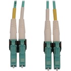 Tripp Lite N820X-03M-OM4 Fiber Optic Duplex Network Cable - 9.8 ft Fiber Optic Network Cable for Network Device, Switch, Patch Panel - First End: 2 x LC/PC Network - Male - Second End: 2 x LC/PC Network - Male - 400 Gbit/s - LSZH, OFNR - 50/125 µm