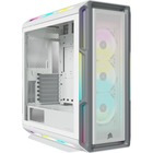 Corsair iCUE 5000T RGB Tempered Glass Mid-Tower ATX PC Case - White - Mid-tower - White - Tempered Glass, Steel - 6 x Bay - 3 x 4.72" (120 mm) x Fan(s) Installed - 0 - ATX Motherboard Supported - 10 x Fan(s) Supported - 2 x Internal 3.5" Bay - 4 x Internal 2.5" Bay - 9x Slot(s) - 5 x USB(s) - 1 x Audio In - 1 x Audio Out