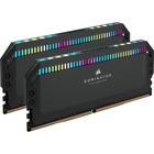 Corsair Dominator Platinum RGB 32GB (2x16GB) DDR5 DRAM 5600MHz C36 Memory Kit - Black - For Desktop PC, Motherboard - 32 GB (2 x 16GB) - DDR5-5600/PC5-44800 DRAM - 5600 MHz - CL36 - 1.25 V - 288-pin - DIMM - Lifetime Warranty