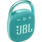 JBL Clip 4 Portable Bluetooth Speaker System - 5 W RMS - Teal - 100 Hz to 20 kHz - Battery Rechargeable