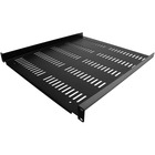 StarTech.com 1U Vented Server Rack Cabinet Shelf - Fixed 20" Deep Cantilever Rackmount Tray for 19" Data/AV/Network Enclosure w/Cage Nuts - 1U 19in vented server rack cabinet shelf/rackmount cantilever tray 20in deep - Universal fit in existing EIA/ECA-310 data/network racks - w/mounting hardware - Easy to install - Durable SPCC commercial cold-rolled steel 55lb weight cap.