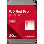 WD Red Pro WD201KFGX 20 TB Hard Drive - 3.5" Internal - SATA (SATA/600) - Conventional Magnetic Recording (CMR) Method - Server, Storage System Device Supported - 7200rpm - 300 TB TBW - 5 Year Warranty