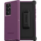 OtterBox Defender Rugged Carrying Case (Holster) Samsung Galaxy S22 Smartphone - Happy Purple - Scrape Resistant, Bump Resistant, Dirt Resistant, Dirt Resistant Port, Dust Resistant Port, Lint Resistant Port, Drop Resistant - Plastic Body - Holster - 6.36" (161.54 mm) Height x 3.54" (89.92 mm) Width x 1.31" (33.27 mm) Depth - Retail
