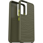 LifeProof W?KE Case For Galaxy S22 - For Samsung Galaxy S22 Smartphone - Mellow Wave Pattern - Gambit Green (Olive/Lime) - Drop Proof