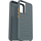 LifeProof W?KE Case For Galaxy S22+ - For Samsung Galaxy S22+ Smartphone - Mellow Wave Pattern - Anchors Away (Gray/Orange) - Drop Proof