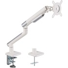 Amer HYDRA1A Mounting Arm for Monitor, Curved Screen Display, Display Screen - Textured White, Space Gray - 1 Display(s) Supported - 17" to 32" Screen Support - 9 kg Load Capacity - 100 x 100, 75 x 75 - VESA Mount Compatible