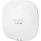Aruba Instant On AP25 Dual Band IEEE 802.11ax 5.30 Gbit/s Wireless Access Point - Indoor - 2.40 GHz, 5 GHz - MIMO Technology - 1 x Network (RJ-45) - 2.5 Gigabit Ethernet - 15.90 W - Wall Mountable, Ceiling Mountable