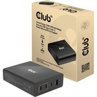 Club 3D AC Adapter - 132 W - 120 V AC, 230 V AC Input - 5 V DC/5 A, 9 V DC, 15 V DC, 20 V DC, 12 V DC Output - Black