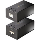 StarTech.com USB Extender - 1 x Network (RJ-45) - 1 x USB - 492.13 ft (150000 mm) Extended Range - Metal - Black