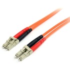 StarTech.com 5m Fiber Optic Cable - Multimode Duplex 62.5/125 - LSZH - LC/LC - OM1 - LC to LC Fiber Patch Cable - Connect fiber network devices for high-speed transfers with LSZH rated cable - 5m LC Fiber Optic Cable - 5 m LC to LC Fiber Patch Cable - 5 meter LC Fiber Cable - Multimode Duplex 62.5/125 - LSZH - LC/LC - OM1 Fiber Cable - Lifetime Warranty
