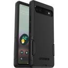OtterBox PIXEL 6A Commuter Series Case - For Google Pixel 6a Smartphone - Black - Drop Resistant, Dirt Resistant, Bump Resistant, Dust Resistant, Impact Resistant, Lint Resistant, Impact Resistant - Polycarbonate, Synthetic Rubber, Plastic