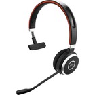 Jabra Evolve 65 Headset - Mono - USB Type A - Wireless - Bluetooth - 98.4 ft - Over-the-head - Binaural - Ear-cup - Noise Cancelling Microphone - Noise Canceling - Black