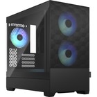 Fractal Design Pop Mini Air Computer Case - Mid-tower - Black - Steel, Tempered Glass - 8 x Bay - 3 x 4.72" (120 mm) x Fan(s) Installed - 0 - Mini ITX, Mini ATX Motherboard Supported - 5 x Fan(s) Supported - 2 x External 5.25" Bay - 0 x Internal 3.5" Bay - 4 x Internal 2.5" Bay - 2 x Internal 2.5"/3.5" Bay(s) - 4x Slot(s) - 2 x USB(s) - 1 x Audio In - 1 x Audio Out - Fan Cooler