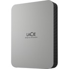 LaCie Mobile Drive STLP4000400 4 TB Portable Hard Drive - External - Moon Silver - Desktop PC, MAC Device Supported - USB 3.2 (Gen 1) Type C - 2 Year Warranty