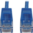 Tripp Lite N261-S07-BL Cat.6a UTP Patch Network Cable - 7 ft Category 6a Network Cable for Network Device, Server, Switch, Router, Hub, Printer, Computer, Photocopier, Modem, PoE Device, Patch Panel, ... - First End: 1 x RJ-45 Network - Male - Second End: 1 x RJ-45 Network - Male - 10 Gbit/s - Patch Cable - Nickel Plated Connector - Gold Plated Contact - CM - 28 AWG - Blue
