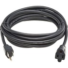 Tripp Lite Power Extension Cord - For Computer, Monitor, HDTV, Printer, Server, UPS, PDU - 125 V AC13 A - Black - 15 ft Cord Length - North America