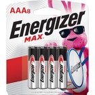 Energizer MAX E92BP-8 AAA Alkaline Battery - For Multipurpose - AAA - 1.5 V DC - 8 / Pack