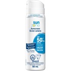SunZone SPF 50+ Sunscreen Spray 50 mL - 025465 - Spray - 50 mL - SPF 50+ - Body - PABA-free, Paraben-free, Water Resistant, Non-greasy, UVA Protection, UVB Protection - 1 Each