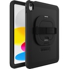 OtterBox Defender Rugged Carrying Case Apple iPad (10th Generation) Tablet - Black - Drop Resistant, Dust Resistant Cover, Scrape Resistant, Dirt Resistant Cover - Hand Strap - 10.22" (259.59 mm) Height x 7.55" (191.77 mm) Width x 1.08" (27.43 mm) Depth - 1 Unit