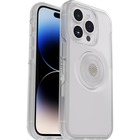 OtterBox iPhone 14 Pro Otter + Pop Symmetry Series Clear Case - For Apple iPhone 14 Pro Smartphone - Clear Pop - Clear - Drop Resistant - Plastic, Synthetic Rubber, Polycarbonate
