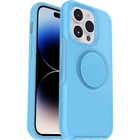 OtterBox iPhone 14 Pro Otter + Pop Symmetry Series Clear Case - For Apple iPhone 14 Pro Smartphone - You Cyan This? (Blue) - Clear - Drop Resistant, Bacterial Resistant - Synthetic Rubber, Polycarbonate, Plastic