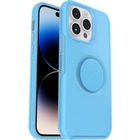 OtterBox iPhone 14 Pro Max Otter + Pop Symmetry Series Clear Case - For Apple iPhone 14 Pro Max Smartphone - You Cyan This? (Blue) - Clear - Drop Resistant - Synthetic Rubber, Polycarbonate, Plastic