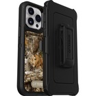 OtterBox Defender Rugged Carrying Case (Holster) Apple iPhone 14 Pro Max Smartphone - RealTree Edge Black (Camo Graphic) - Wear Resistant, Drop Resistant, Tear Resistant, Scrape Resistant, Dirt Resistant, Bump Resistant - Plastic Body - Belt Clip - 6.87" (174.50 mm) Height x 3.75" (95.25 mm) Width x 1.31" (33.27 mm) Depth - Retail