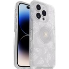 OtterBox iPhone 14 Pro Otter + Pop Symmetry Series Clear Case - For Apple iPhone 14 Pro Smartphone - Flower Of The Month (Clear) - Clear - Drop Resistant, Bump Resistant - Synthetic Rubber, Polycarbonate, Plastic
