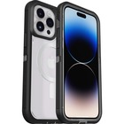 OtterBox iPhone 14 Pro Max Defender Series Pro XT Antimicrobial Case with MagSafe - For Apple iPhone 14 Pro Max Smartphone - Black Crystal (Clear/Black) - Clear - Bump Resistant, Bacterial Resistant, Dirt Resistant, Drop Resistant, Scrape Resistant - Polycarbonate, Synthetic Rubber, Plastic - Rugged