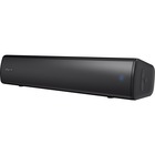 Creative Stage Air V2 2.0 Portable Bluetooth Sound Bar Speaker - 10 W RMS - Black - Desktop - 80 Hz to 20 kHz - Battery Rechargeable - 1 Pack