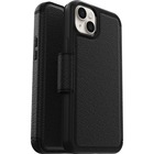 OtterBox Strada Carrying Case (Folio) Apple iPhone 14 Plus Smartphone, Cash, Card - Shadow - Drop Resistant - Genuine Leather, Metal, Polycarbonate Body - Holder - 6.46" (164.08 mm) Height x 3.31" (84.07 mm) Width x 0.49" (12.45 mm) Depth - 1 Unit