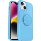OtterBox iPhone 14 Otter + Pop Symmetry Series Clear Case - For Apple iPhone 14, iPhone 13 Smartphone - You Cyan This? (Blue) - Clear - Bacterial Resistant, Drop Resistant - Synthetic Rubber, Polycarbonate, Plastic