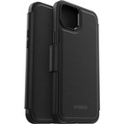 OtterBox Carrying Case (Folio) Apple iPhone 14 Plus Business Card, Smartphone, Credit Card, Cash - Shadow Black - Damage Resistant - Magnet, Synthetic Leather Body - 6.53" (165.86 mm) Height x 3.15" (80.01 mm) Width x 0.59" (14.99 mm) Depth - Retail