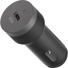 OtterBox USB-C Fast Charge Car Charger Premium Pro, 30W - 30 W - 12 V DC, 24 V DC Input - 5 V DC/3 A, 9 V DC, 11 V DC, 12 V DC, 15 V DC, 16 V DC, 20 V DC, 3.3 V DC Output - Nightshade