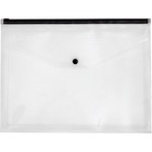 Geocan Envelope - 13" Width x 10" Length - Zippered - Plastic - 1 Each - Clear