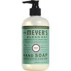 Mrs. Meyer's Basil Liquid Hand Soap - Basil Scent - 370 mL - Dirt Remover, Grime Remover - Hand - Refillable, Cruelty-free, Phthalate-free, Paraben-free, Sulfate-free, Non-drying - 1 Each