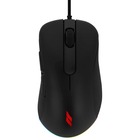 OCPC MR44 Gaming Mouse - Optical - Cable - Black - USB Type A - 16000 dpi - Right-handed Only