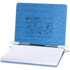ACCO PRESSTEX® Covers with Hooks - 6" Binder Capacity - 8 1/2" x 14 7/8" Sheet Size - Light Blue - Recycled - Retractable Filing Hooks, Hanging System, Moisture Resistant, Water Resistant - 1 Each