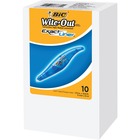 Wite-Out Exact Liner Correction Tape - 0.20" (5 mm) Width x 19.7 ft Length - Disposable, Film-based, Comfortable Grip - 10 Box
