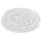 Eco Guardian 12 oz Clear Compostable Cold Cup Lids - 50 / Pack
