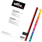 Novexco Index Divider - Printed Tab(s) - Digit - 1-8, Table of Contents - 8.50" Divider Width x 11" Divider Length - 1 Each