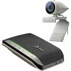 Poly Studio P5 Webcam And Sync20+ Speakerphone Kit - Black, Gray