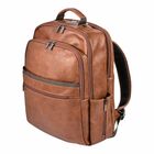 bugatti Valentino Carrying Case (Backpack) for 15" to 15.6" Notebook, Bottle - Cognac - RFID Resistant - Vegan Leather Body - Shoulder Strap, Handle, Trolley Strap - 16.25" (412.75 mm) Height x 12.50" (317.50 mm) Width x 6" (152.40 mm) Depth - Unisex