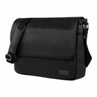 bugatti Messenger Carrying Case (Messenger) for 15.6" Notebook - Black - Vegan Leather Body