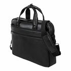 bugatti Valentino Carrying Case (Briefcase) for 15" to 15.6" Notebook - Black - RFID Resistant - Vegan Leather, Canvas Body - Shoulder Strap, Trolley Strap - 13.50" (342.90 mm) Height x 16.25" (412.75 mm) Width x 4" (101.60 mm) Depth - Unisex