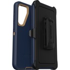 OtterBox Defender Rugged Carrying Case (Holster) Samsung Galaxy S23+ Smartphone - Blue Suede Shoes - Bump Resistant, Tear Resistant, Dirt Resistant, Scrape Resistant, Wear Resistant, Drop Resistant - Plastic, Plastic Body - Holster, Belt Clip - 6.79" (172.47 mm) Height x 3.72" (94.49 mm) Width x 1.29" (32.77 mm) Depth - Retail