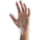 Stellar Polyethylene Disposable Gloves - Medium Size - For Right/Left Hand - High-density Polyethylene (HDPE) - Clear - Powder-free, Non-sterile, Straight Cuff, Embossed, Latex-free, Disposable - For Food Service, Food Preparation, Veterinary, Painting, Janitorial Use, Housekeeping - 500 / Box - 1 mil (0.03 mm) Thickness - 9.50" (241.30 mm) Glove Length