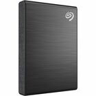 Seagate One Touch 1 TB Portable Solid State Drive - External - Black - USB Type C